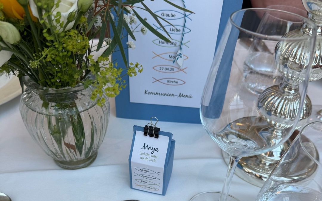 Karten für die Kommunion