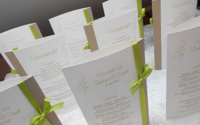 Menükarten mal ganz anders…