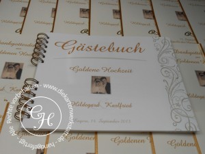 Goldene Hochzeit Gästebuch  