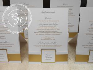 Hochzeitsmenükarten